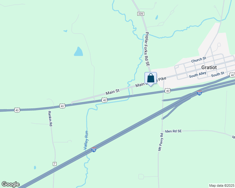 map of restaurants, bars, coffee shops, grocery stores, and more near 12800 North Pike Road in Mount Perry