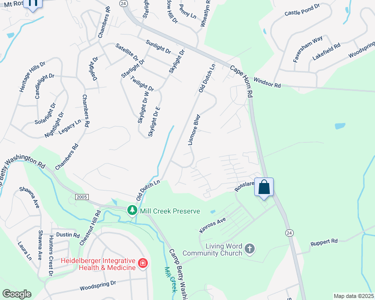 map of restaurants, bars, coffee shops, grocery stores, and more near 872 Traymore Village in York