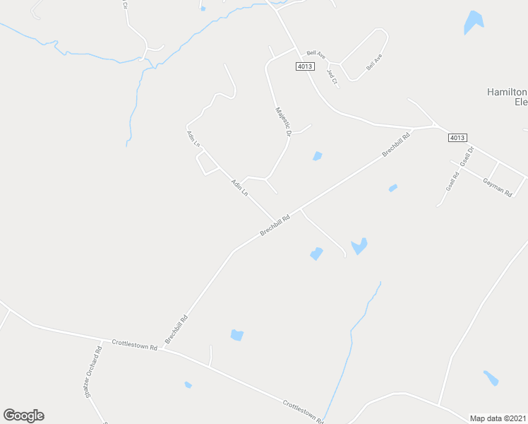 map of restaurants, bars, coffee shops, grocery stores, and more near 2226 Adin Lane in Chambersburg