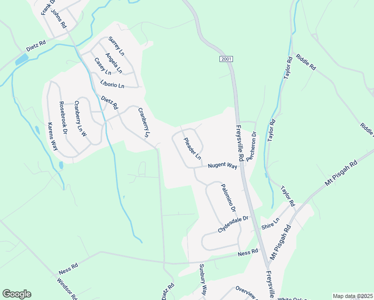 map of restaurants, bars, coffee shops, grocery stores, and more near 1550 Pleader Lane in York