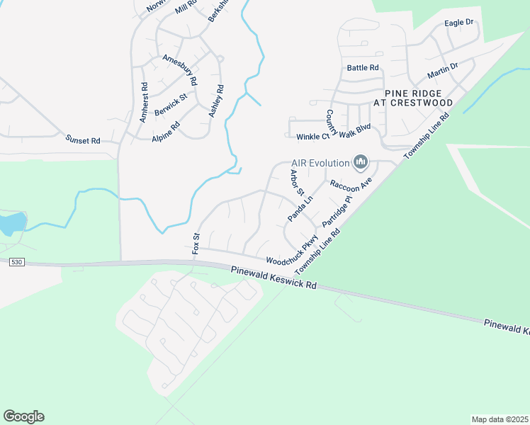 map of restaurants, bars, coffee shops, grocery stores, and more near 6 Rabbit Court in Manchester Township