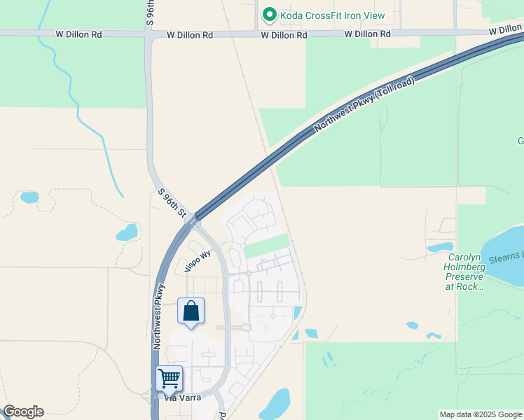 map of restaurants, bars, coffee shops, grocery stores, and more near 13872 Del Corso Way in Broomfield