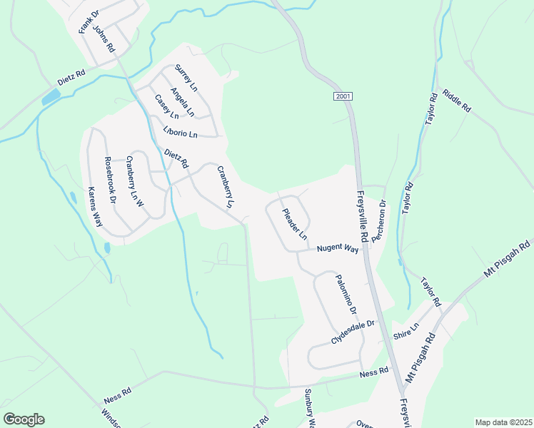 map of restaurants, bars, coffee shops, grocery stores, and more near 1210 Nugent Way in York