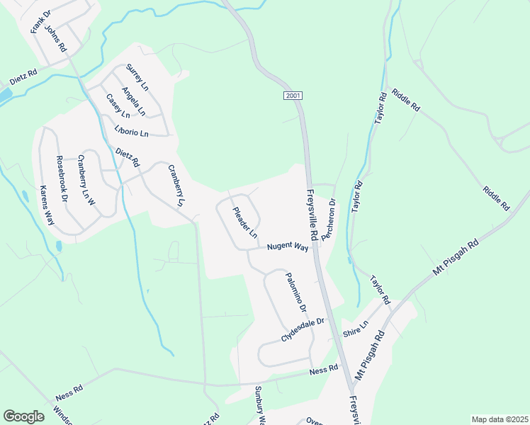 map of restaurants, bars, coffee shops, grocery stores, and more near 1370 Nugent Way in York