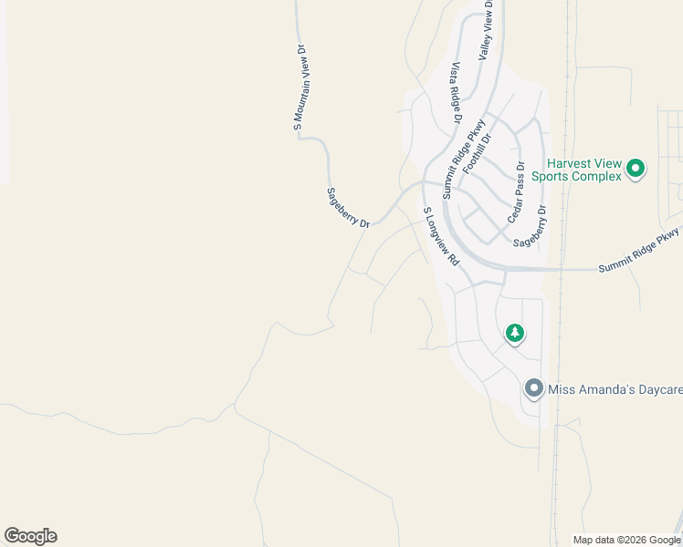 map of restaurants, bars, coffee shops, grocery stores, and more near South Sageberry Drive in Santaquin