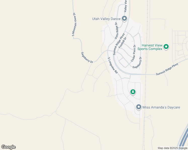 map of restaurants, bars, coffee shops, grocery stores, and more near 1683 South Windsong Drive in Santaquin