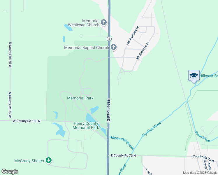 map of restaurants, bars, coffee shops, grocery stores, and more near 1250 Highway 3 in New Castle