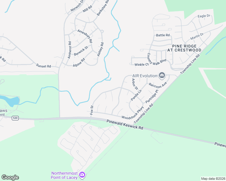 map of restaurants, bars, coffee shops, grocery stores, and more near 47 Fox Street in Manchester Township