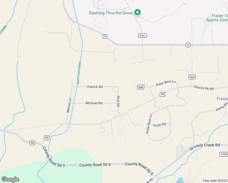 map of restaurants, bars, coffee shops, grocery stores, and more near 158 C R 506 in Parshall