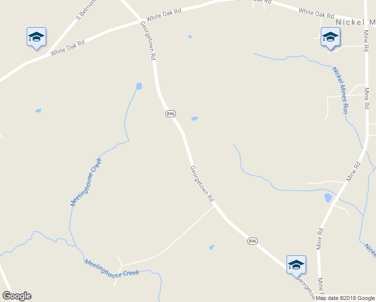 map of restaurants, bars, coffee shops, grocery stores, and more near 921 Georgetown Road in Paradise