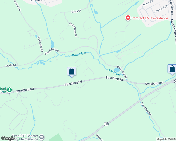 map of restaurants, bars, coffee shops, grocery stores, and more near 1702 Butternut Circle in West Chester