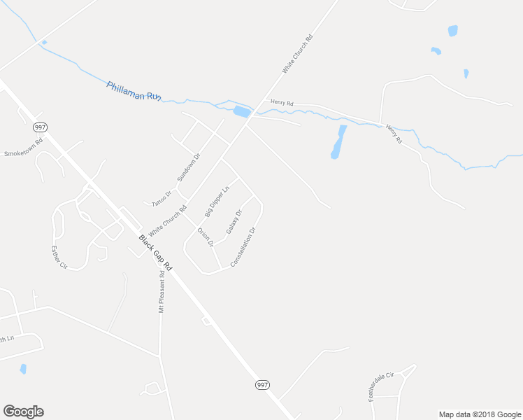 map of restaurants, bars, coffee shops, grocery stores, and more near 2941 Constellation Drive in Chambersburg