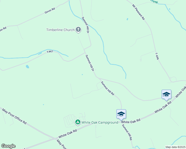 map of restaurants, bars, coffee shops, grocery stores, and more near 104 Summit Hill Road in Paradise