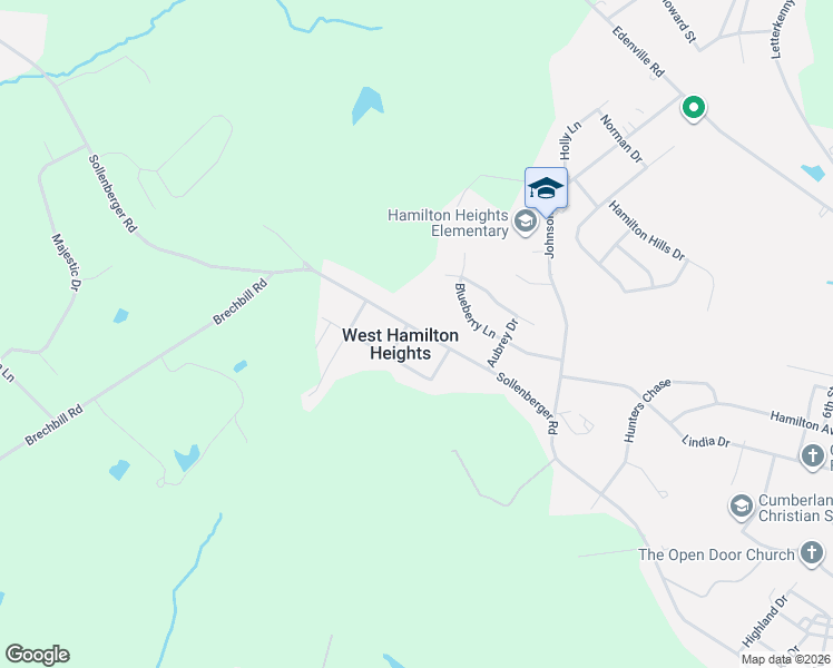 map of restaurants, bars, coffee shops, grocery stores, and more near 1114 Sollenberger Road in Chambersburg