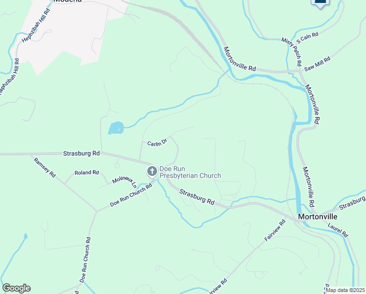 map of restaurants, bars, coffee shops, grocery stores, and more near 108 Sycamore Lane in Coatesville