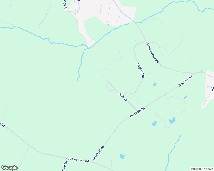 map of restaurants, bars, coffee shops, grocery stores, and more near 2385 Majestic Court in Chambersburg