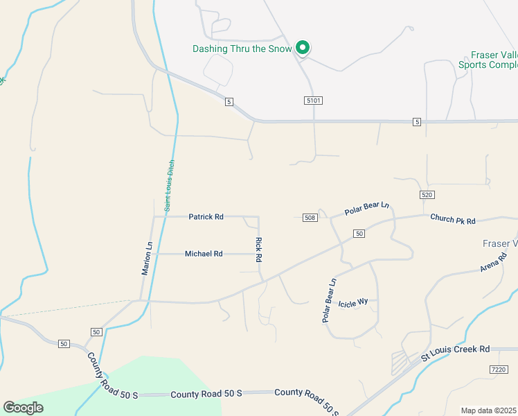 map of restaurants, bars, coffee shops, grocery stores, and more near 46 County Road in Parshall