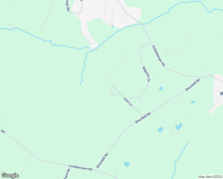 map of restaurants, bars, coffee shops, grocery stores, and more near 2385 Majestic Court in Chambersburg