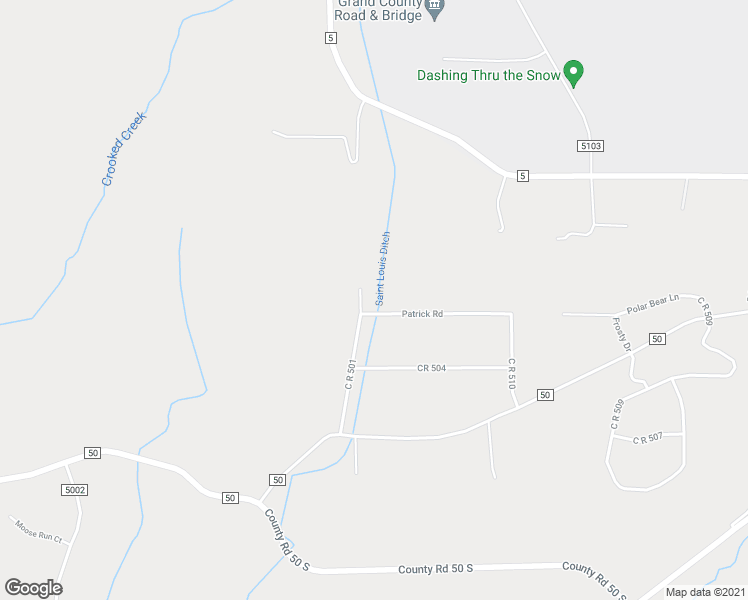 map of restaurants, bars, coffee shops, grocery stores, and more near 264 County Road in Parshall