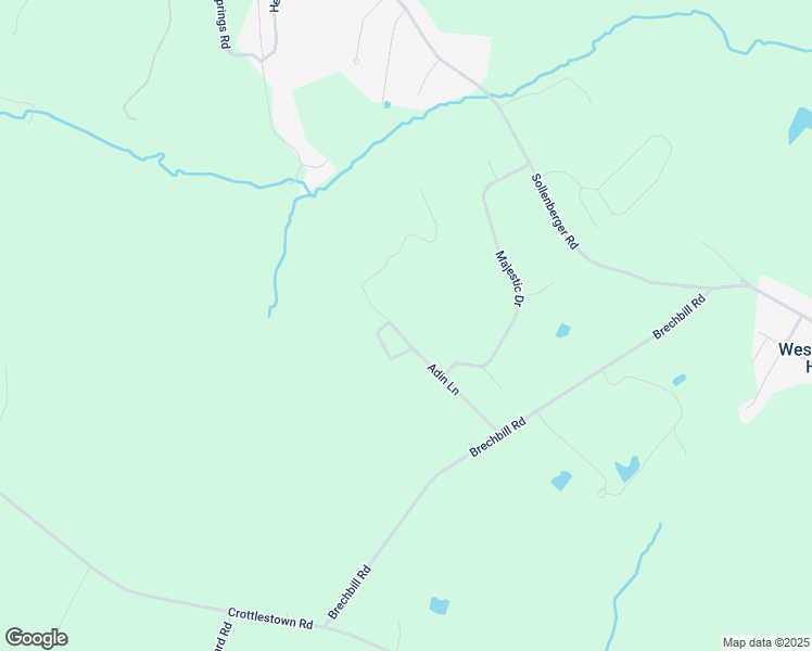 map of restaurants, bars, coffee shops, grocery stores, and more near 2361 Adin Lane in Chambersburg