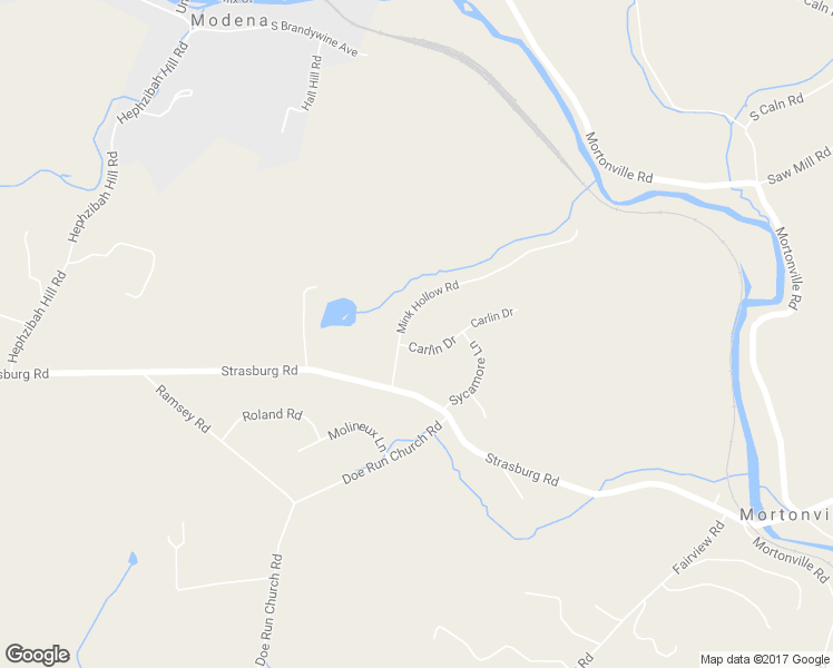 map of restaurants, bars, coffee shops, grocery stores, and more near 10 Carlin Drive in Coatesville