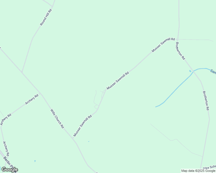 map of restaurants, bars, coffee shops, grocery stores, and more near 308 Musser Sawmill Road in Berlin