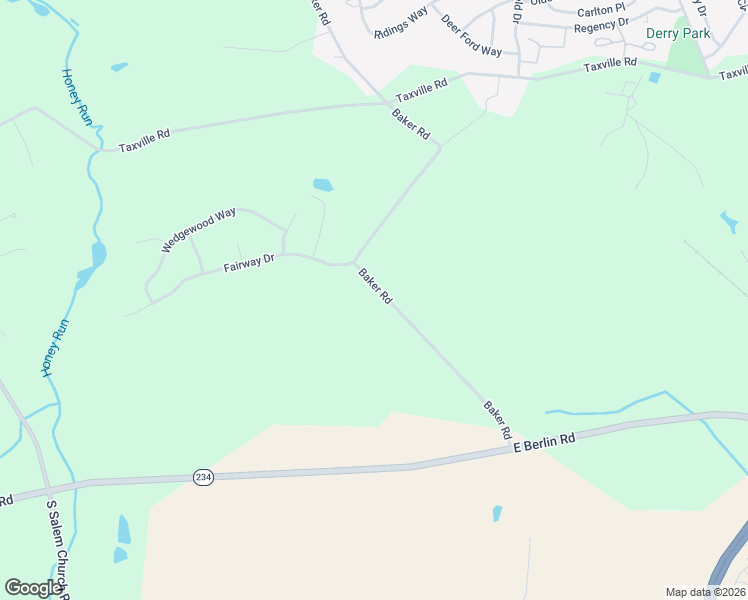 map of restaurants, bars, coffee shops, grocery stores, and more near 1575 Baker Road in York County