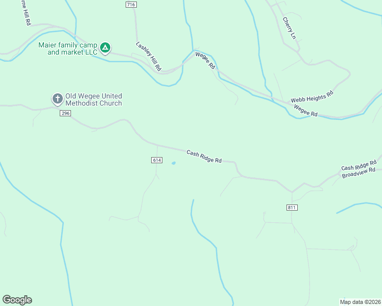 map of restaurants, bars, coffee shops, grocery stores, and more near 55389 Cash Ridge Road in Shadyside