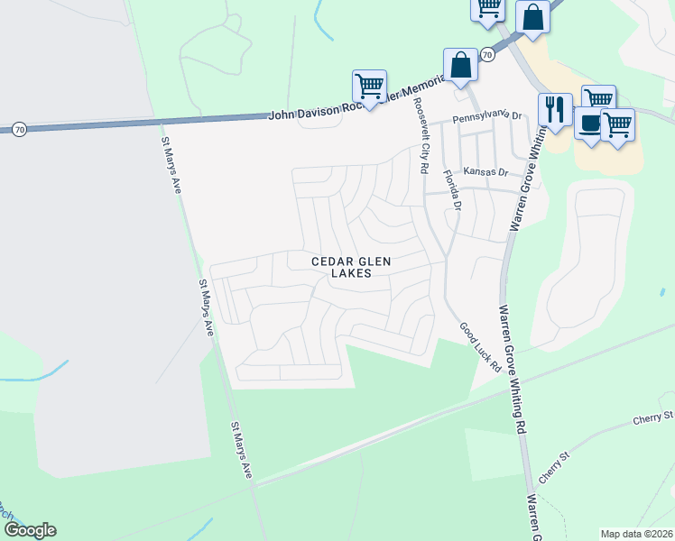 map of restaurants, bars, coffee shops, grocery stores, and more near in Manchester Township