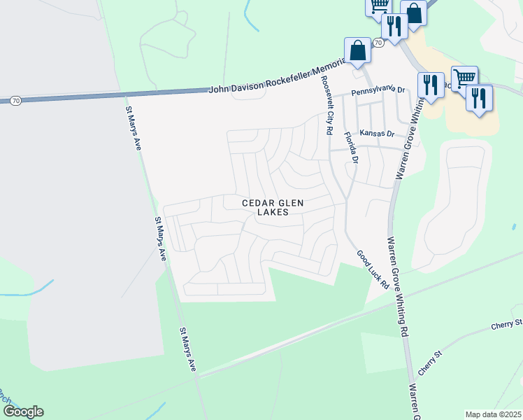 map of restaurants, bars, coffee shops, grocery stores, and more near in Manchester Township