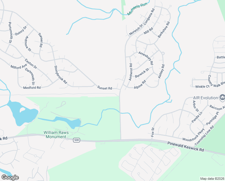 map of restaurants, bars, coffee shops, grocery stores, and more near 148A Sunset Road in Manchester Township