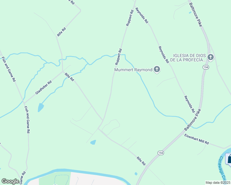 map of restaurants, bars, coffee shops, grocery stores, and more near 105 Ruppert Road in East Berlin