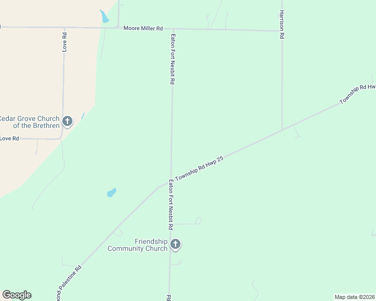 map of restaurants, bars, coffee shops, grocery stores, and more near 1300-1378 Richmond-Palestine Road in New Paris
