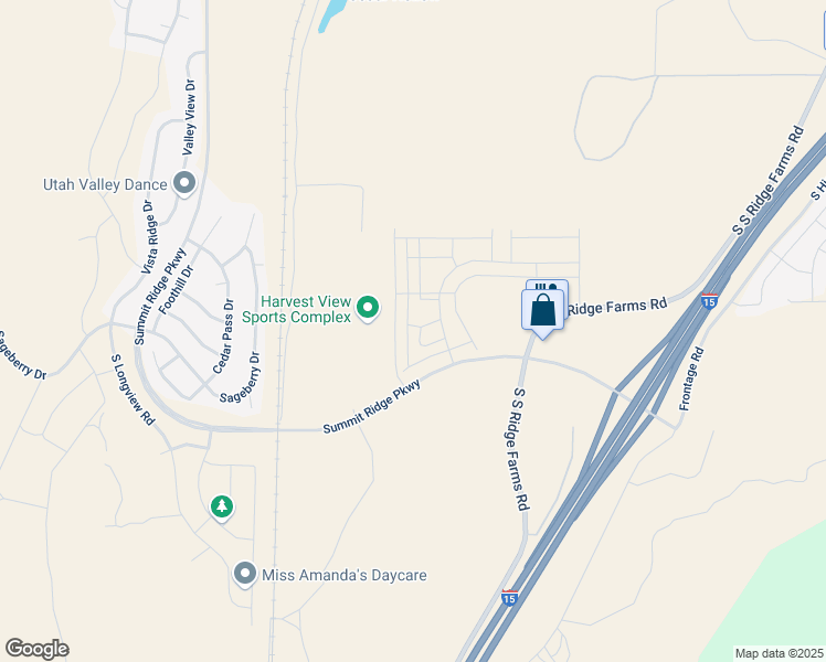 map of restaurants, bars, coffee shops, grocery stores, and more near 1410 Divide Drive in Santaquin