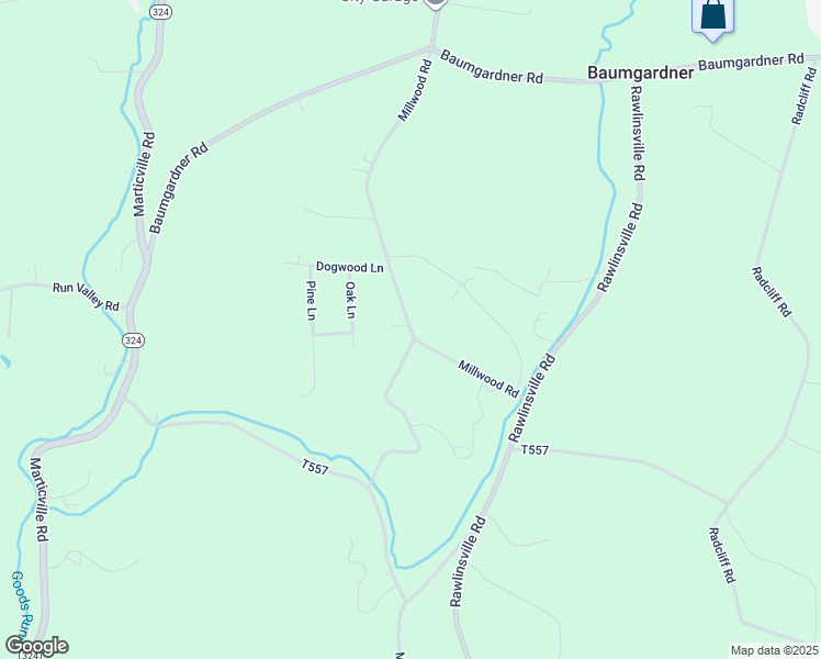 map of restaurants, bars, coffee shops, grocery stores, and more near 1290 Millwood Road in Willow Street