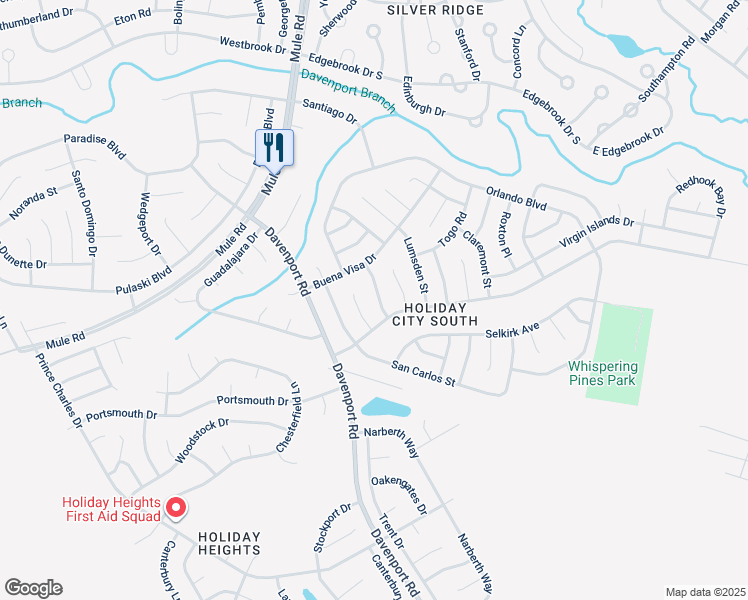map of restaurants, bars, coffee shops, grocery stores, and more near 9 Tapola Road in Toms River