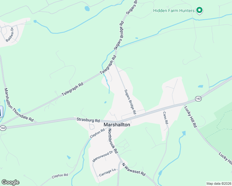 map of restaurants, bars, coffee shops, grocery stores, and more near 700 Sugars Bridge Road in West Chester