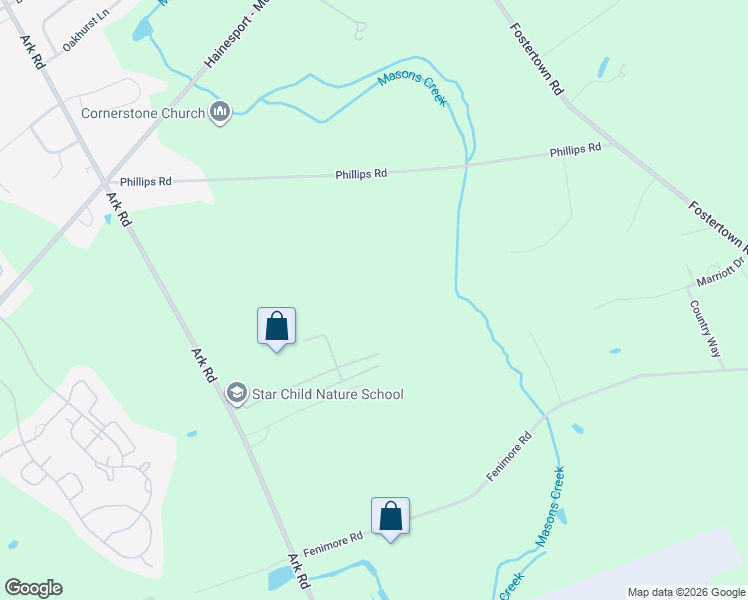 map of restaurants, bars, coffee shops, grocery stores, and more near 52 Phillips Road in Medford