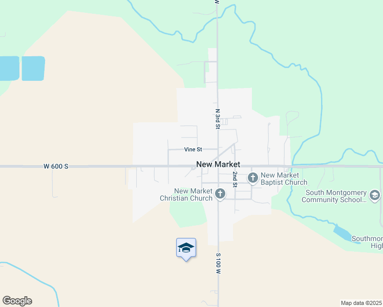 map of restaurants, bars, coffee shops, grocery stores, and more near 208 Main Street in New Market
