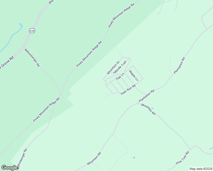 map of restaurants, bars, coffee shops, grocery stores, and more near 160 Mountain Road in Orrtanna