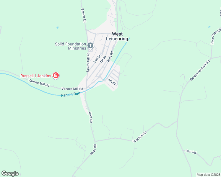 map of restaurants, bars, coffee shops, grocery stores, and more near 310 4th Street in West Leisenring