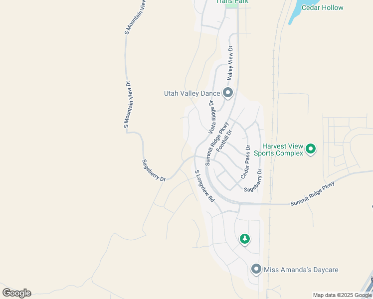 map of restaurants, bars, coffee shops, grocery stores, and more near 1363 West View Drive in Santaquin