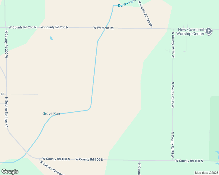 map of restaurants, bars, coffee shops, grocery stores, and more near 1076 West County Road 100 North in New Castle