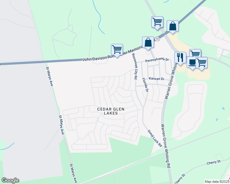 map of restaurants, bars, coffee shops, grocery stores, and more near 15 Illinois Drive in Manchester Township
