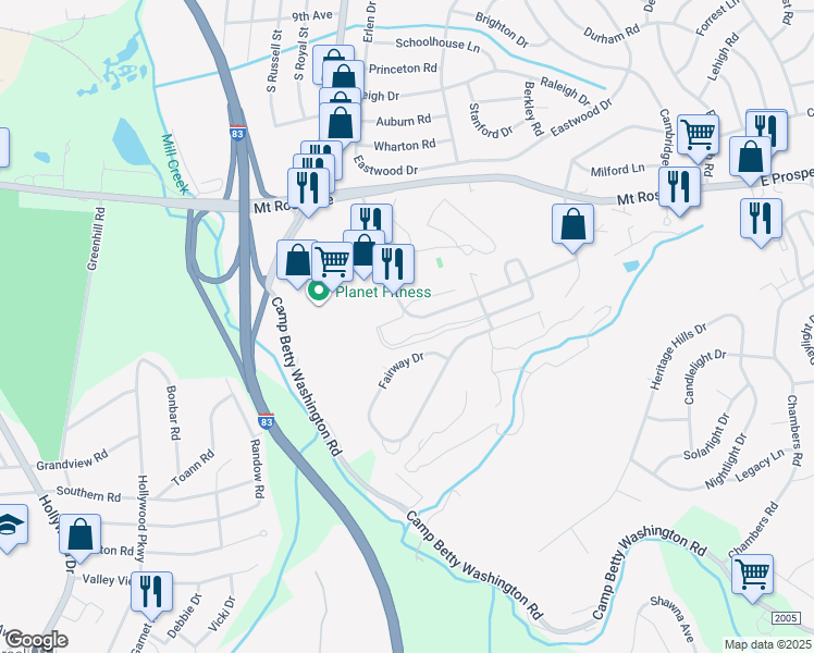map of restaurants, bars, coffee shops, grocery stores, and more near 118 Weatherburn Drive in East York
