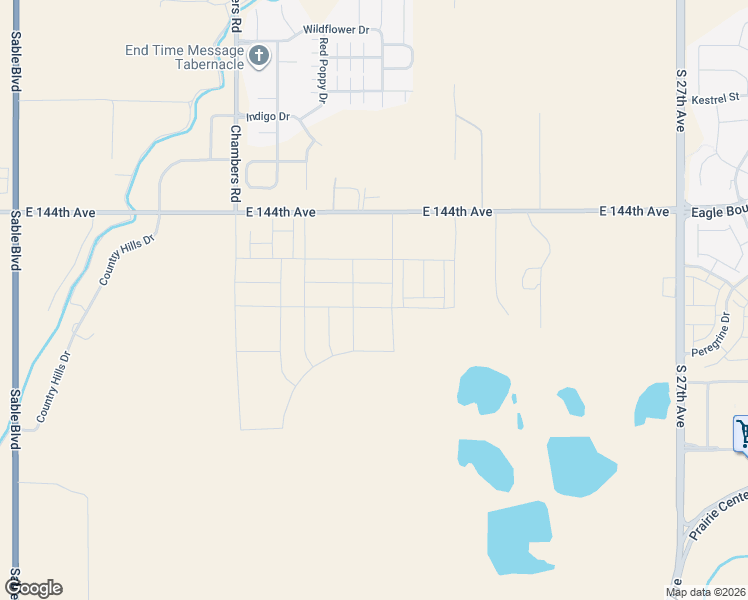 map of restaurants, bars, coffee shops, grocery stores, and more near 15550 East 144th Avenue in Brighton
