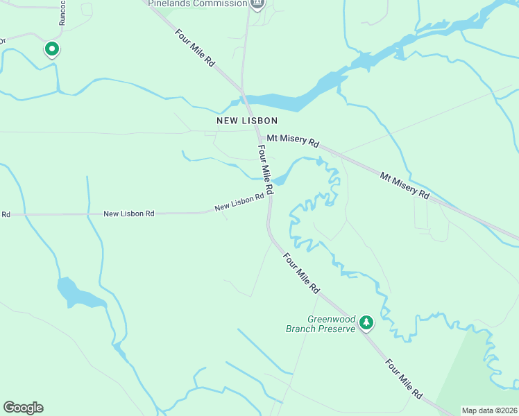 map of restaurants, bars, coffee shops, grocery stores, and more near 194 New Lisbon Road in Pemberton