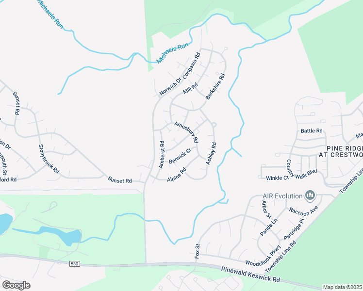 map of restaurants, bars, coffee shops, grocery stores, and more near 8B Ardsley Avenue in Manchester Township