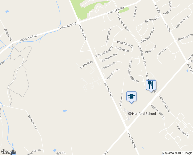 map of restaurants, bars, coffee shops, grocery stores, and more near 262B Everly Court in Mount Laurel Township