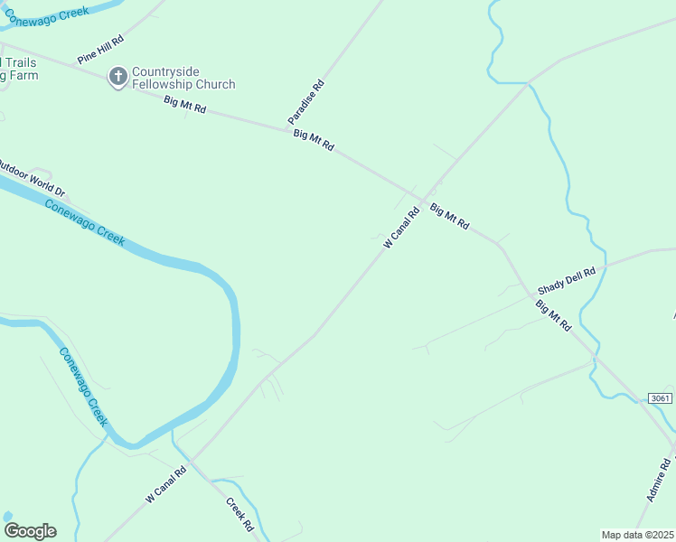 map of restaurants, bars, coffee shops, grocery stores, and more near 5203 West Canal Road in Dover